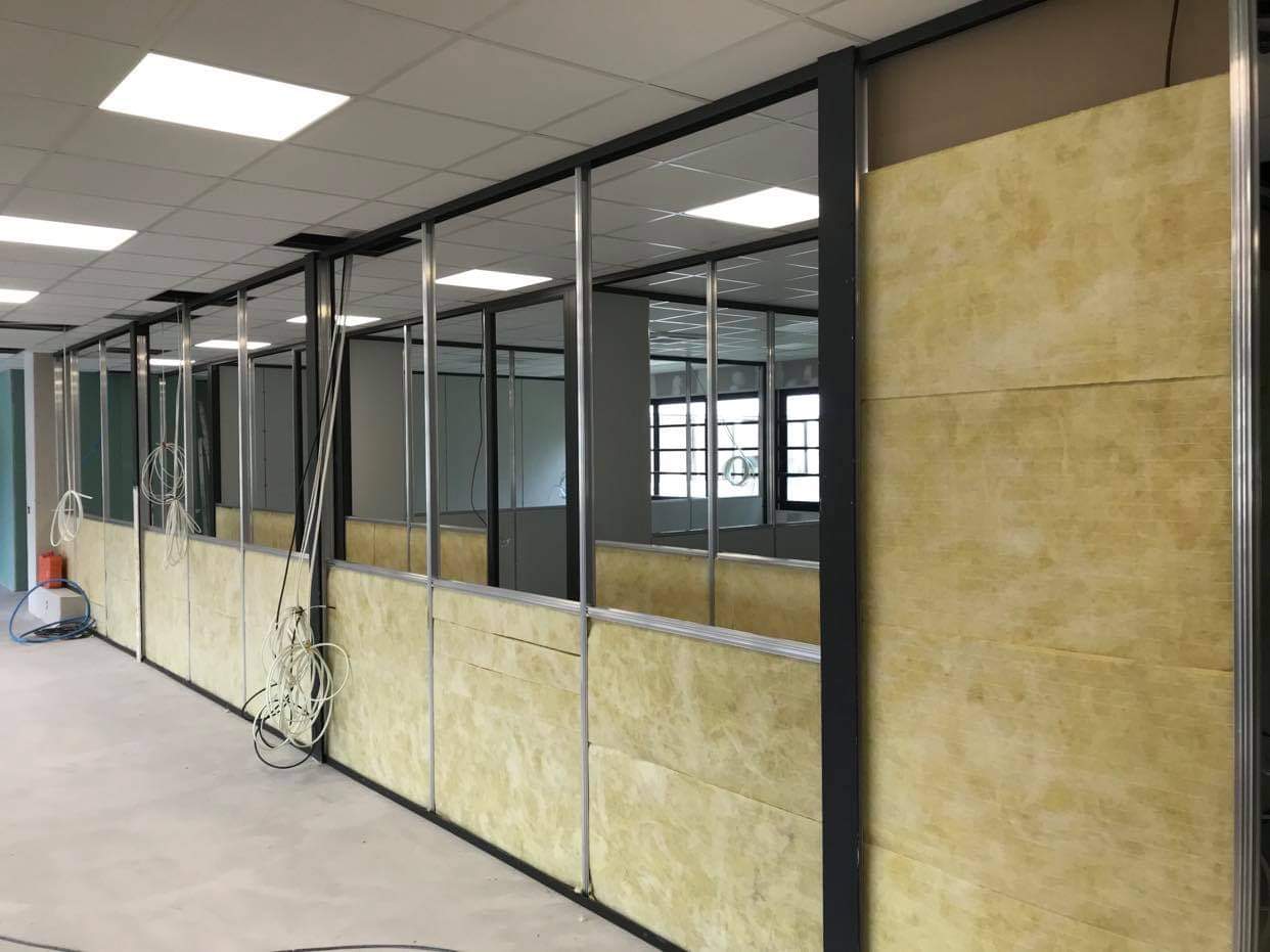 Eclairage pavé LED bureaux Mérignac