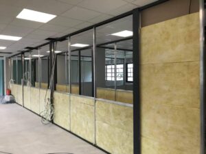 Eclairage pavé LED bureaux Mérignac